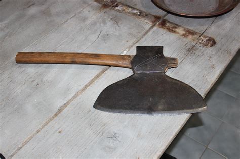 Antique M Price Hewing Hatchet Or Broad Axe 1800s Cast steel | eBay
