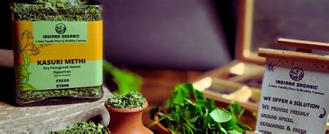 Indiana Organic Kasuri Methi, Dry Fenugreek Leaves, Kasoori Methi ...