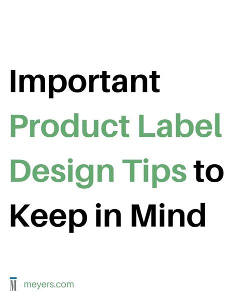 Label Design Tips 的图像结果