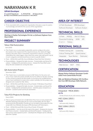 Raj Kewalramani Resume - Raj Kewalramani RPA Developer Certified RPA ...
