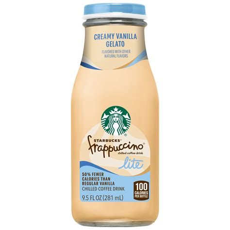 Starbucks Frappuccino Coffee Drink Lite Gelato Vanilla 9.5 fl oz Bottle ...