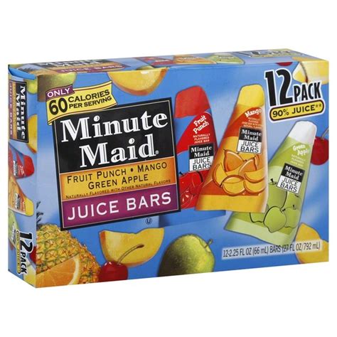 Minute Maid Juice Bars, Assorted (12 each) Delivery or Pickup Near Me ...