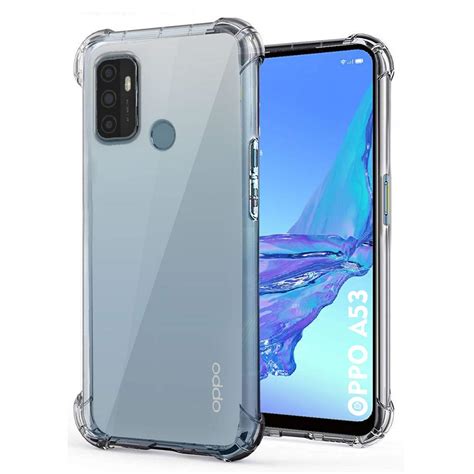 Fastship Transparent Rubber Case Back Cover for Oppo CPH2127 / Oppo A53 ...