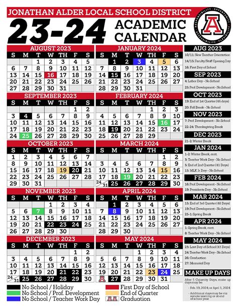 Jonathan Alder Schools Calendar | School Activities