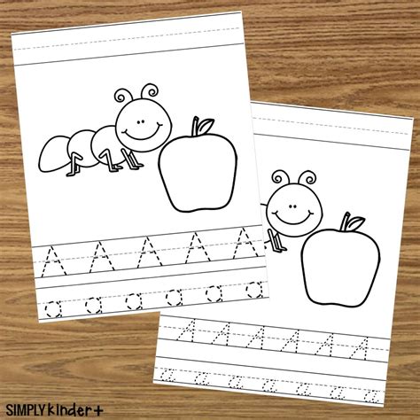 Letter A Write the Letter Picture Page - Simply Kinder + Printable ...