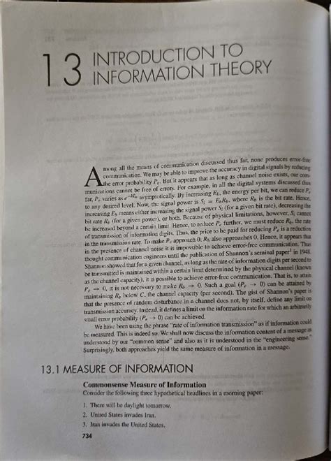 Unit-5 Part-1: Introduction to Information Theory and Error Correction ...