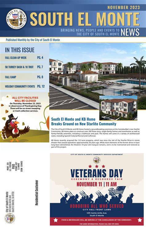 South El Monte News - November 2023 by cityofsouthelmonte.org - Issuu