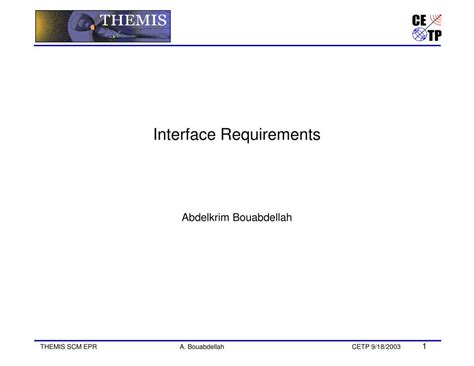 System Interface Requirements Example 的图像结果