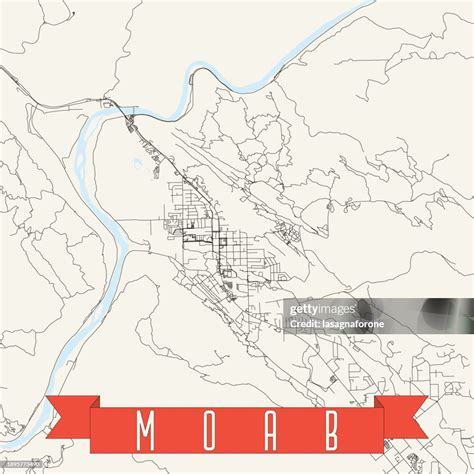 Moab Utah Usa Vector Map High-Res Vector Graphic - Getty Images