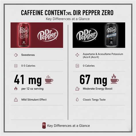 Diet Dr Pepper Vs. Dr Pepper Zero: Key Differences & Which One