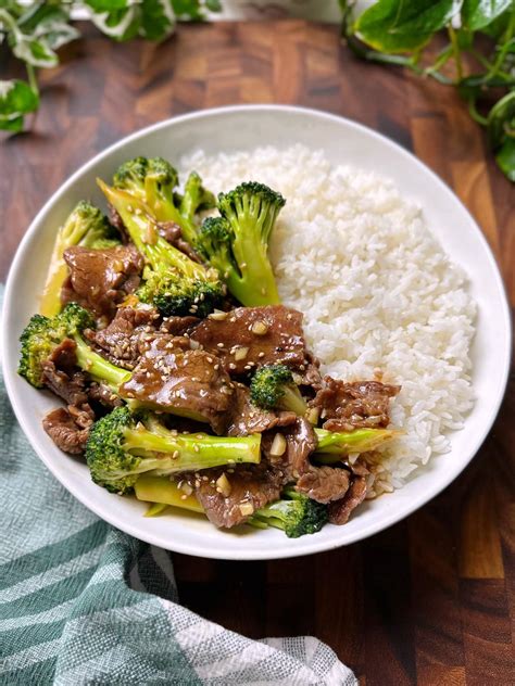 Beef And Broccoli With Rice Easy Beef And Broccoli With Mushrooms