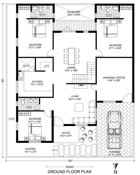 Best 13 50 X 60 House Plan – Artofit