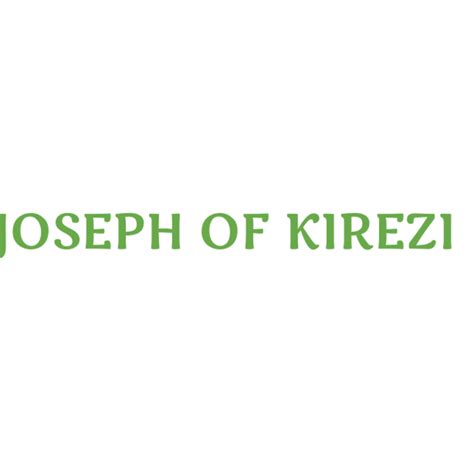 JOSEPH OF KIREZI OFFICIAL WEB SHOP