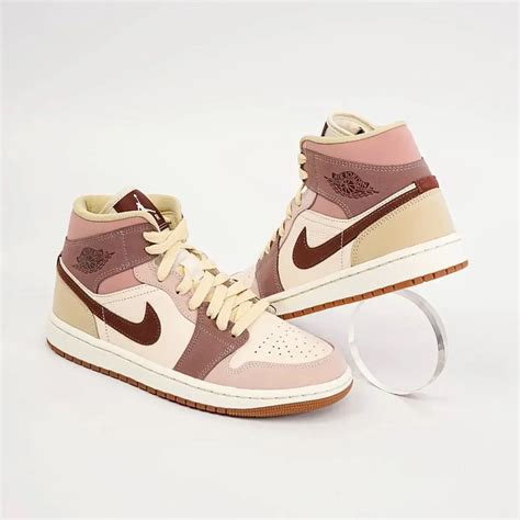 Buy Nike Air Jordan 1 Mid Dark Pony Smokey Mauve (Master Quality ...
