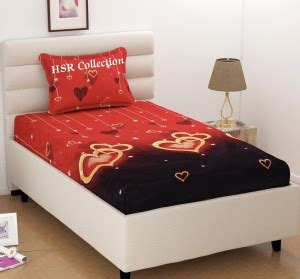 HSR Collection 180 TC Cotton Single Printed Flat Bedsheet - Buy HSR ...