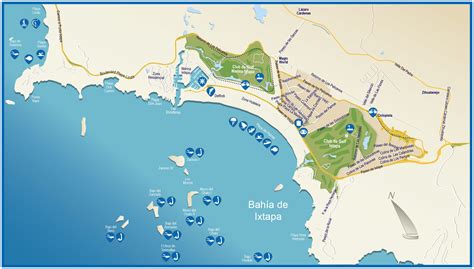 Zihuatanejo City Map - map of downtown zihuatanejo
