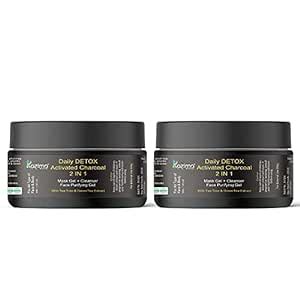 Buy KAZIMA Daily Detox Activated Charcoal 2 In 1 Mask Gel + Cleanser ...