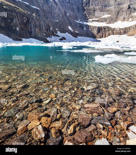 Iceberg Lake in Glacier Park,Montana Stock Photo - Alamy