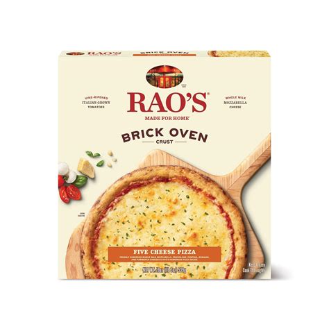 Amazon.com: Rao's Made for Home Frozen Pizza - Five Cheese, Brick Oven ...