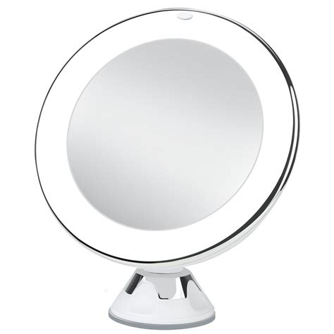 Charmax 7x Magnifying Lighted Makeup Mirror With Bag, Natural LED Light ...