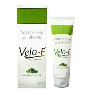 Velo E Skin Moisturizer Cream With Vitamin E,Aloe Vera (60gm) : Amazon ...