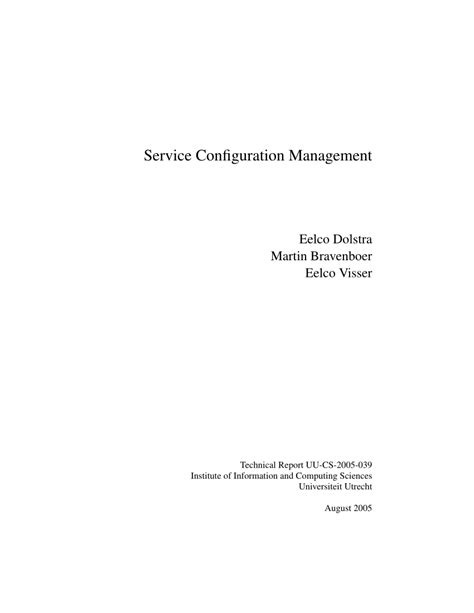 Image result for Service Configuration Management