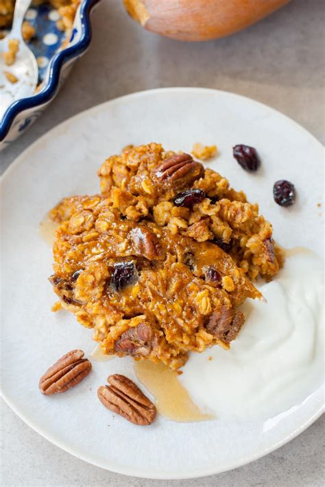 Baked Pumpkin Oatmeal - delicious fall breakfast - Everyday Delicious