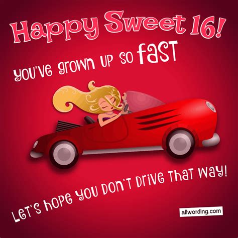 Happy Sweet 16! 16th Birthday Wishes For a Special Young Lady ...