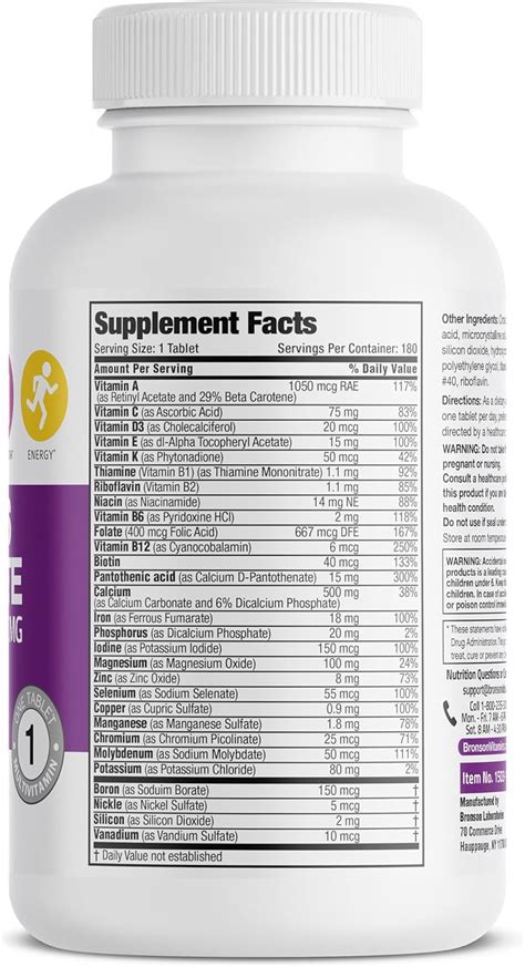 Bronson ONE Daily Women’s Complete Multivitamin India | Ubuy