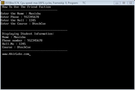 Image result for Java Friend Function