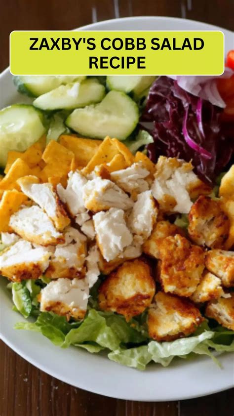 Zaxby's Cobb Salad Recipe - Cravefuly