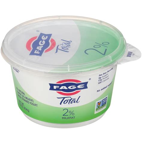 Fage TOTAL 2% Greek Yogurt, Plain, 16oz | FreshDirect