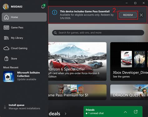 Get Xbox Game Pass with your new eligible MSI devices