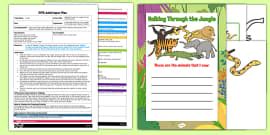 Jungle Animals Initial Sounds Adult Input Plan & Resources