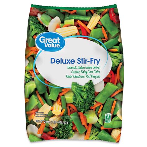 Great Value Deluxe Stir Fry, Mixed Vegetables | Fig App