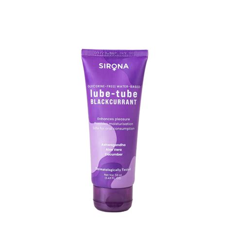 Sirona Lube-tube Blackcurrant Flavour Lubricant Gel, 50 ml Price, Uses ...