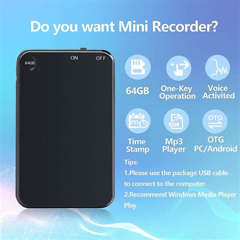 Spy Voice Recorder, High Quality Hidden Voice Recorder