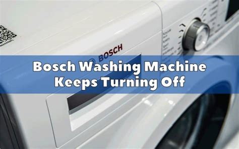 Image result for Bosch Washing Machine Repair On Off Button