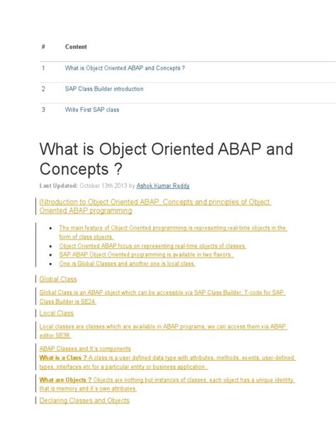 Image result for Object-Oriented Programming ABAP