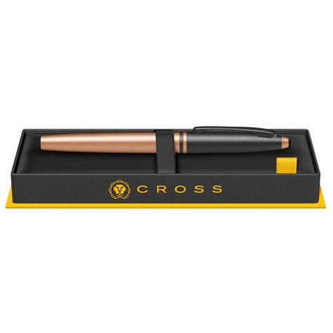 CROSS, Fountain Pen - CALAIS BRUSHED ROSE GOLD AND BLACK. — SWASTIK penn