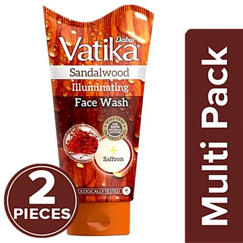 Buy Dabur Sandalwood Illuminating Face Wash - With Saffron, Soap ...