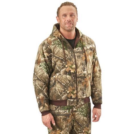 HUNTRITE Men's Insulated Hunting Jacket, Mossy Oak Camo, Weather ...