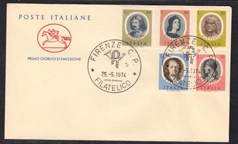1974 - LOTTO/15355 - REPUBBLICA - UOMINI ILLUSTRI - BUSTA FDC