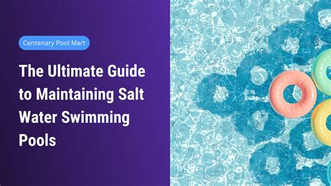 Salt Water Swimming Pool Maintenance | Centenary Pool Mart