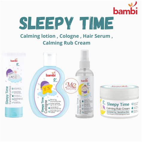 Jual BAMBI SLEEPY TIME COLOGNE | BAMBI SLEEPY TIME CALMING RUB | BAMBI ...