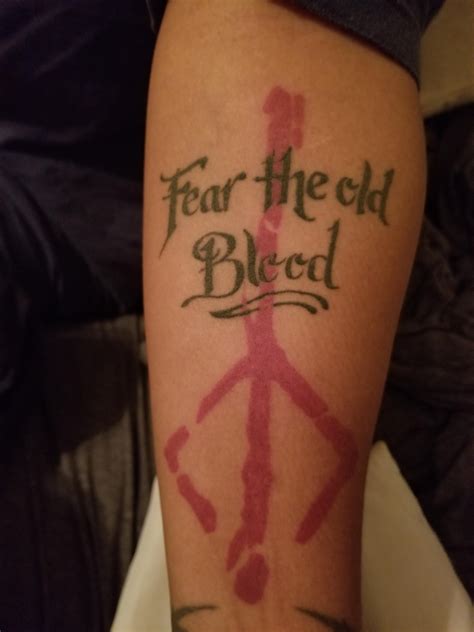 Hunter's Mark Bloodborne Tattoo at Lillian Hecker blog
