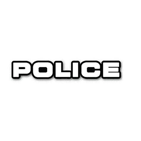 Onlinemart POLICE Vinyl Die Cut Decals/Bumper Stickers : Amazon.in: Car ...