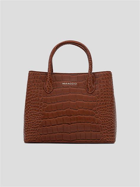 Buy Caramel Brown Victoria Satchel Handbag Online- Miraggio