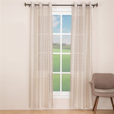 Buy Matrix Geometric Design Door Curtain-Set Of 2 Pcs from Home Centre ...