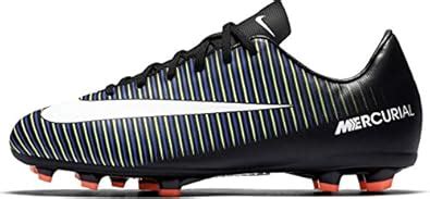 Buy Nike Kids Jr Mercurial Vapor XI Fg Black/White/Electric Green ...